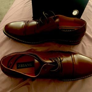 NWT Brown Zriang Size 11 Mens Oxfords